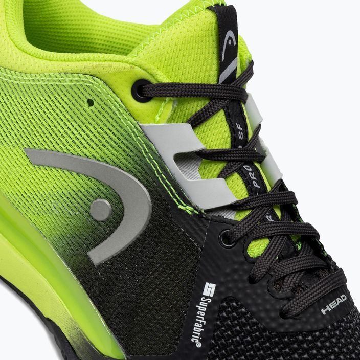 HEAD men's tennis shoes Sprint Pro 3.0 SF Clay black-green 273091 8
