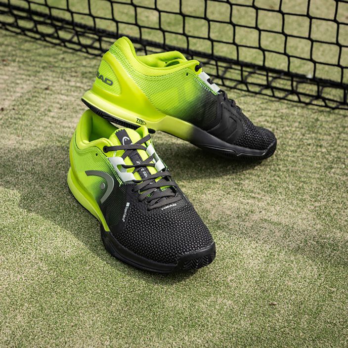 HEAD men's tennis shoes Sprint Pro 3.0 SF Clay black-green 273091 10