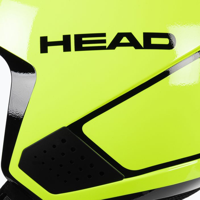 HEAD Downforce Jr children's ski helmet yellow 320310 6