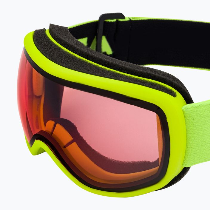 HEAD Ninja red/yellow children's ski goggles 395420 5