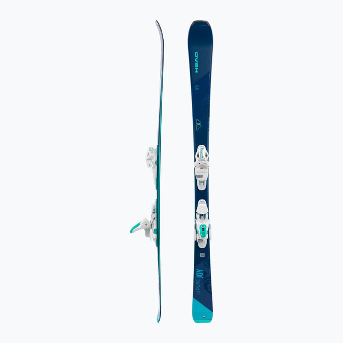 Women's Downhill Ski HEAD Pure Joy SLR Joy Pro + Joy 9 navy blue 315700 2