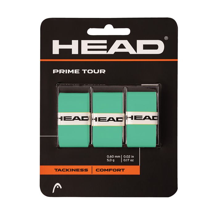HEAD Prime Tour tennis racket wraps 3 pcs mint 2