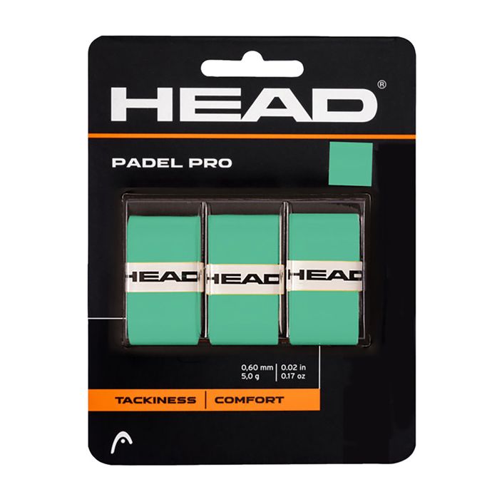 HEAD Padel Pro racquet wraps 3 pcs mint 2