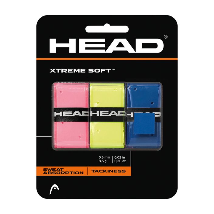HEAD Xtremesoft Grip Tennis Racket Overwrap 3 pcs. mixed 2