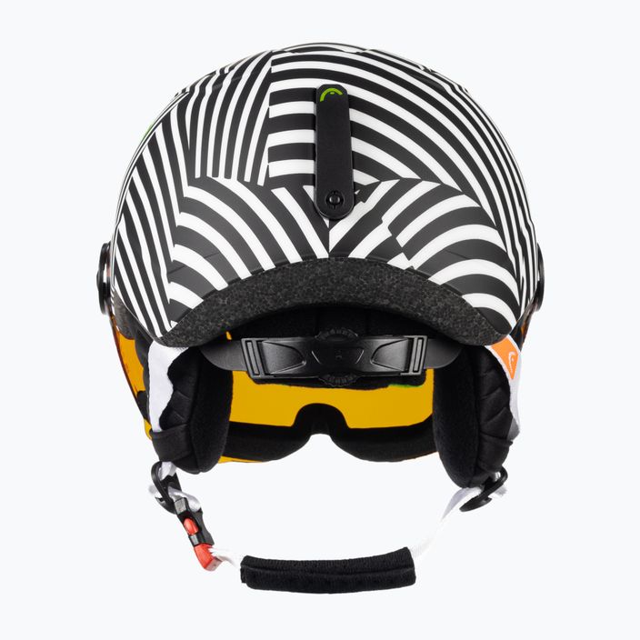 HEAD Mojo Visor S2 children's ski helmet white and black 328152 3
