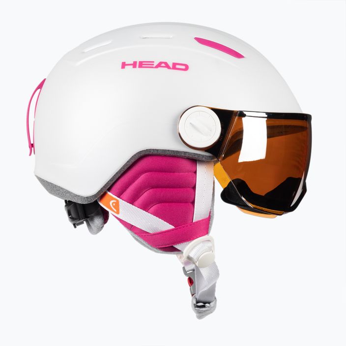 HEAD Maja Visor S2 children's ski helmet white 328172 4