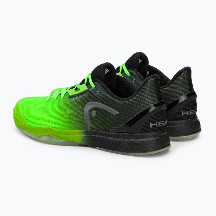 HEAD men's tennis shoes Sprint Pro 3.5 Indoor green/black 273812 3