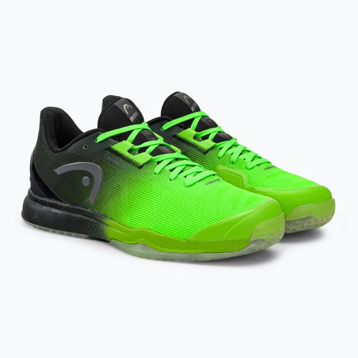 HEAD men's tennis shoes Sprint Pro 3.5 Indoor green/black 273812 4