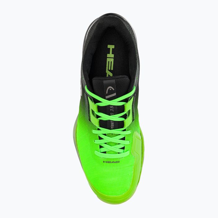 HEAD men's tennis shoes Sprint Pro 3.5 Indoor green/black 273812 6