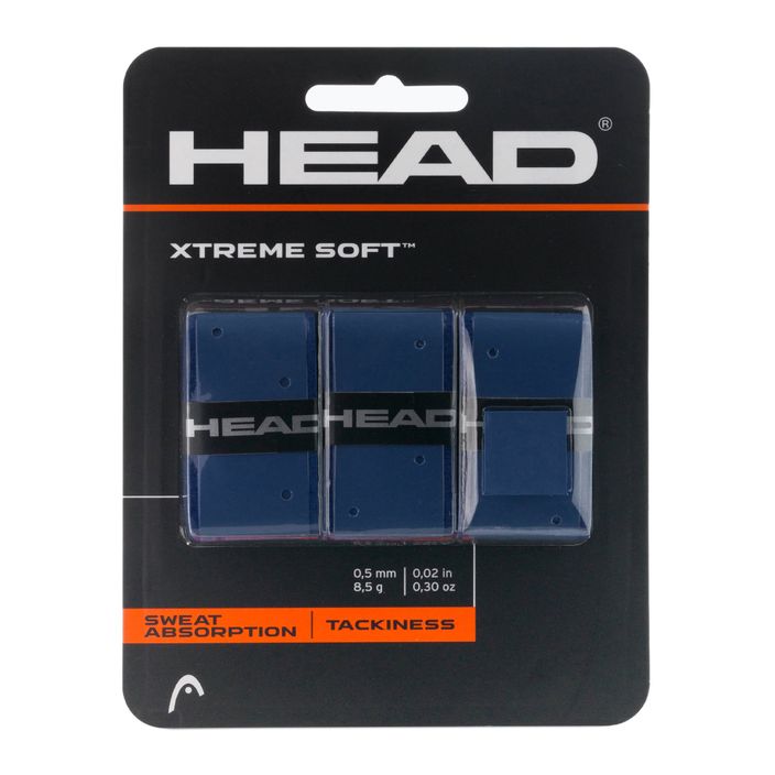 HEAD Xtremesoft Grip Tennis Racket Overwrap 3 pcs blue 285104 2