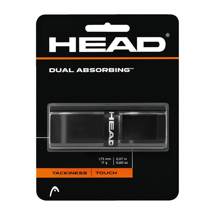 HEAD Dual Absorbing Grip racquet wrap black 285034 2