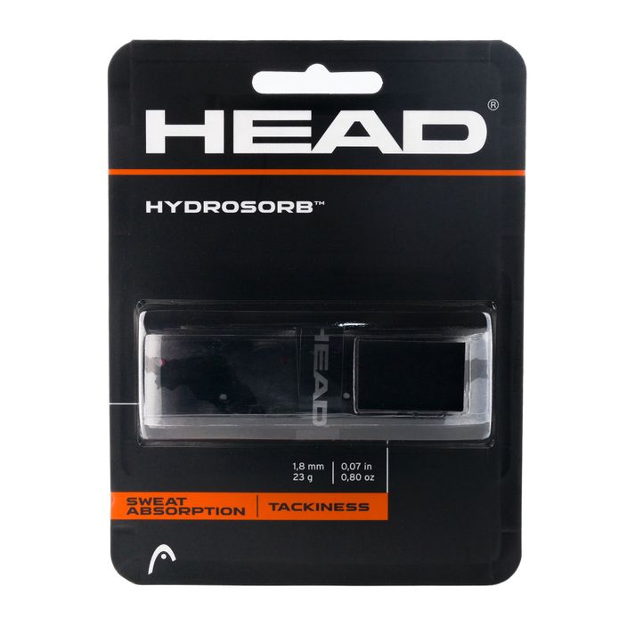 HEAD Hydrosorb Grip tennis racket wrap black/red 285014 2