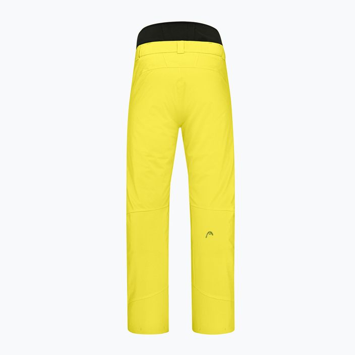 Men's ski trousers HEAD Summit yellow 821622 2