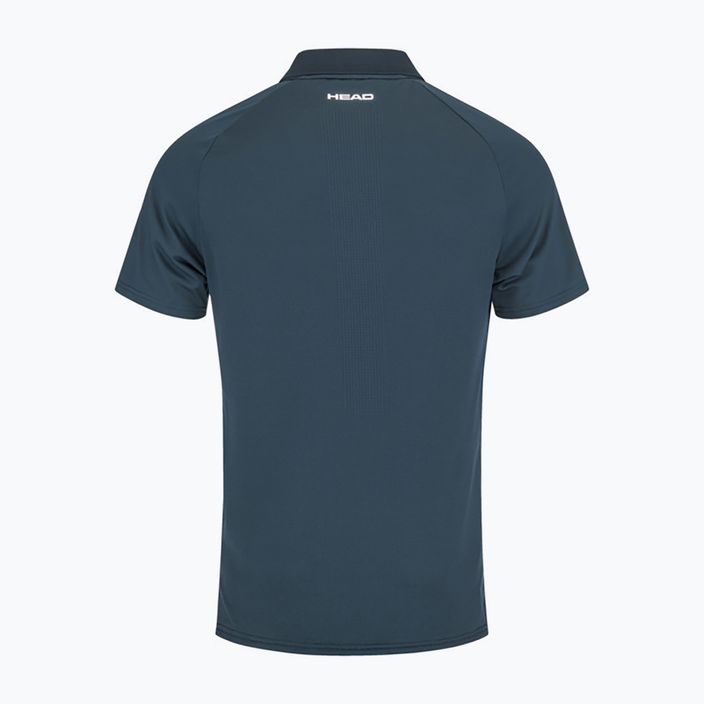 Men's HEAD Performance Polo Tennis Shirt, navy blue 811403NV 7