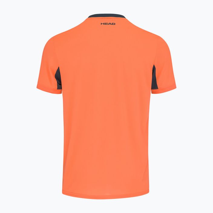 HEAD men's tennis shirt Slice orange 811443FA 2