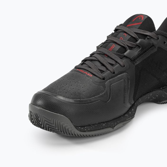 Men's tennis shoes HEAD Sprint Pro 3.5 Clay black/red 7