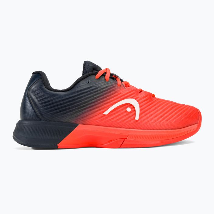 HEAD Revolt Pro 4.0 men's tennis shoes blueberry/fiery coral 2