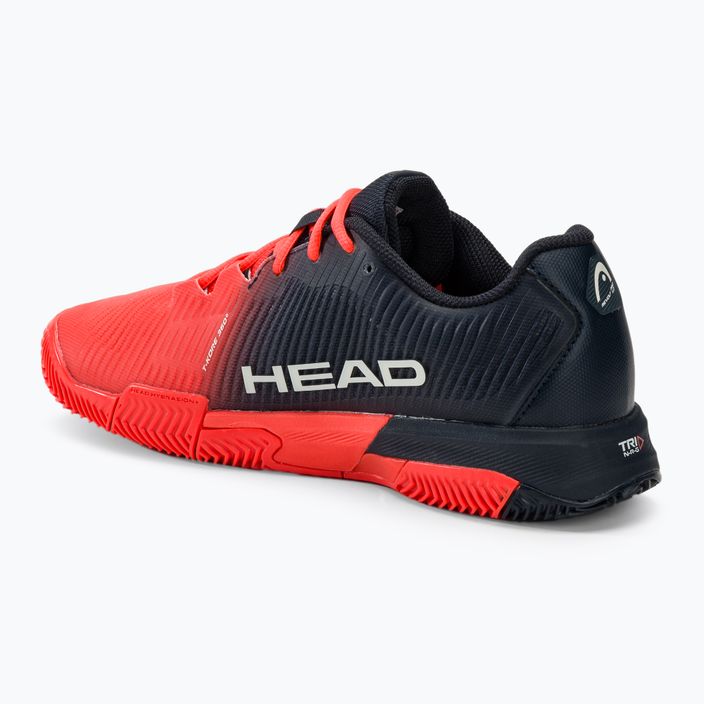 HEAD Revolt Pro 4.0 Clay blueberry/fiery coral men's tennis shoes 3