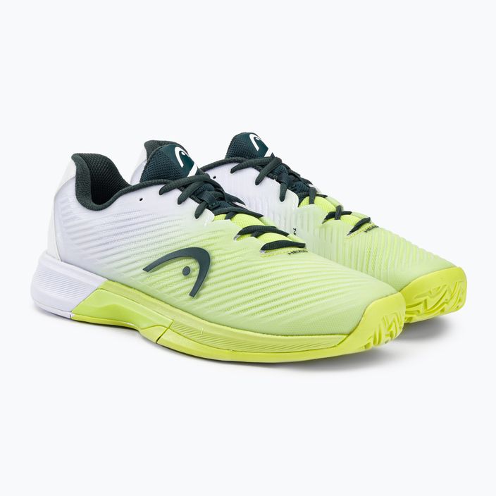 HEAD Revolt Pro 4.0 men's tennis shoes green and white 273263 5