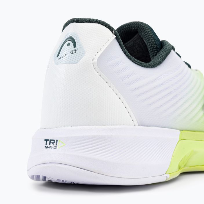 HEAD Revolt Pro 4.0 men's tennis shoes green and white 273263 9