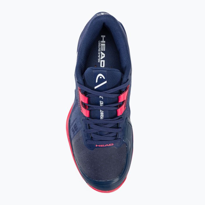 Women's tennis shoes HEAD Sprint Pro 3.5 dark blue/azalea 5