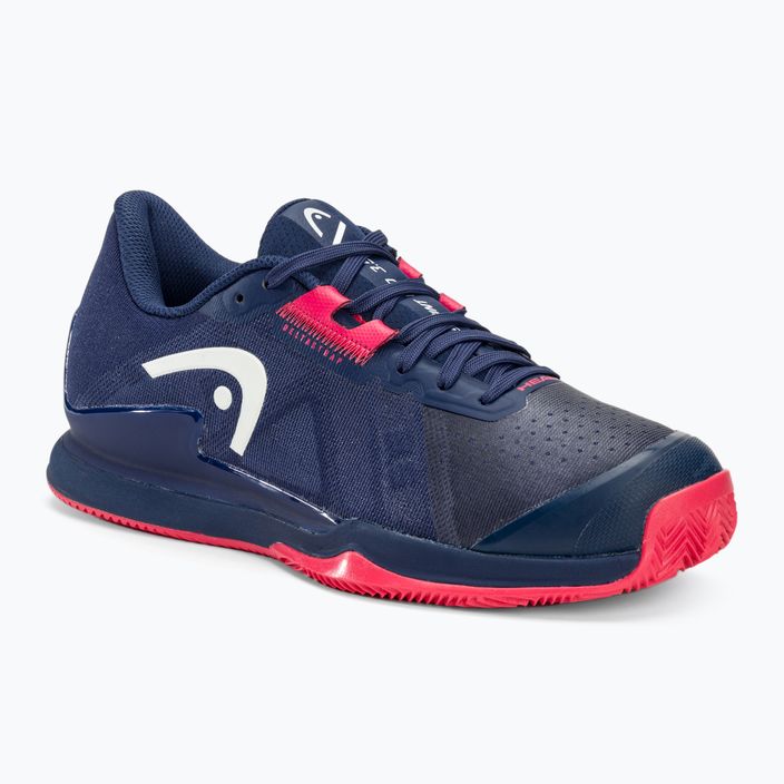 Women's tennis shoes HEAD Sprint Pro 3.5 Clay dark blue/azalea