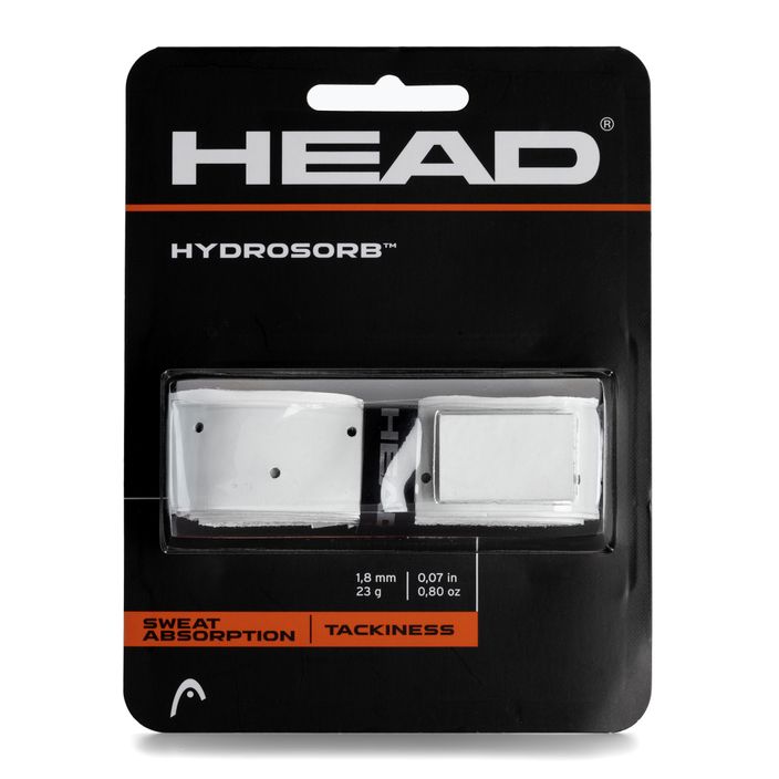 HEAD Hydrosorb Grip tennis racket wrap white and black 285014 2