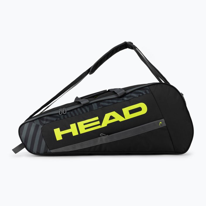 HEAD Base M tennis bag black/yellow 261413