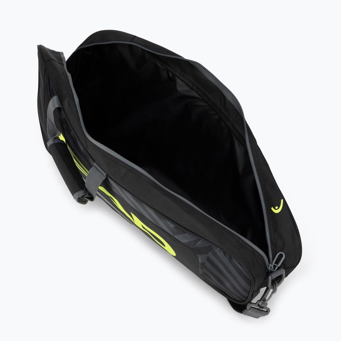 HEAD tennis bag Base 16 l black/yellow 261423 6