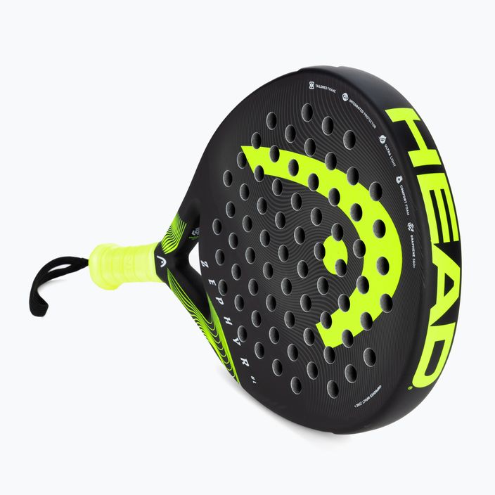 HEAD Zephyr UL 2023 paddle racket black and yellow 225053 2