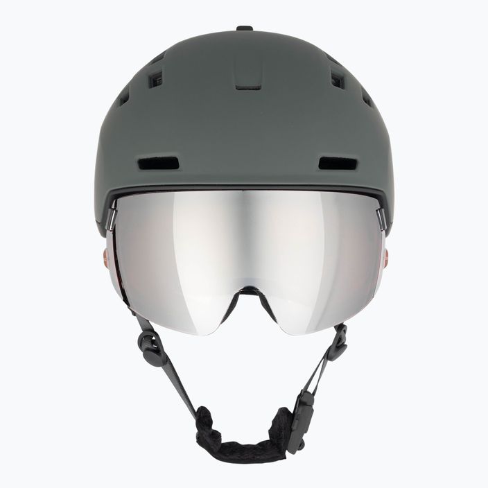 HEAD Radar night green ski helmet 2