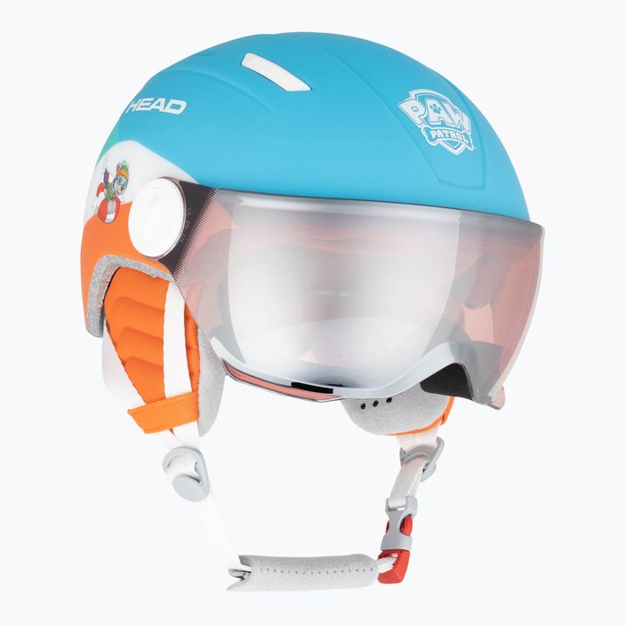Children's ski helmet HEAD Mojo Visor Paw blue