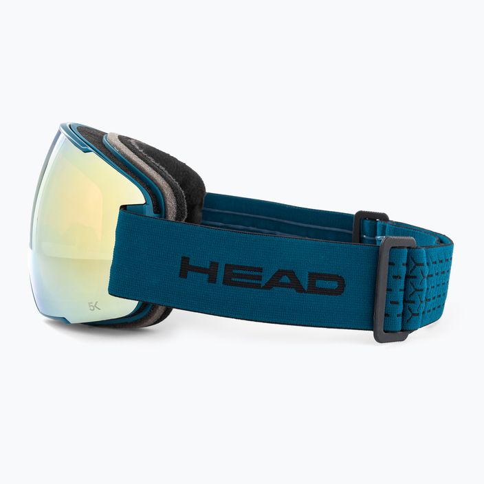 HEAD Magnify 5K gold/petrol/orange ski goggles 5
