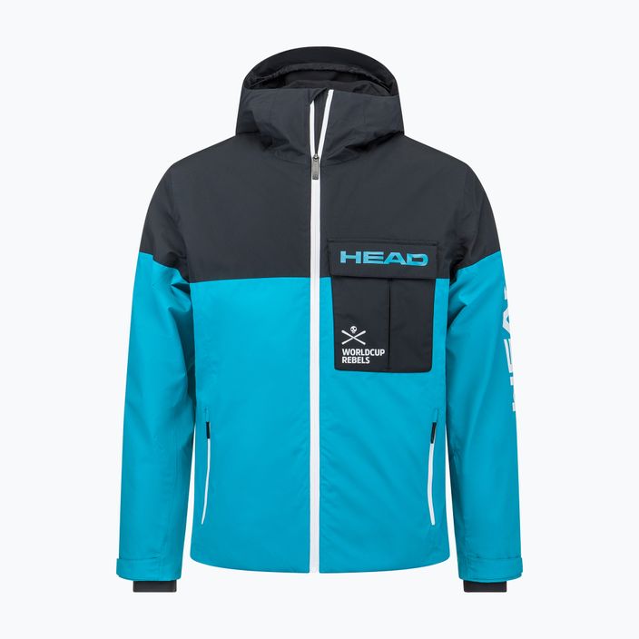 HEAD Race Nova black/blue men's ski jacket