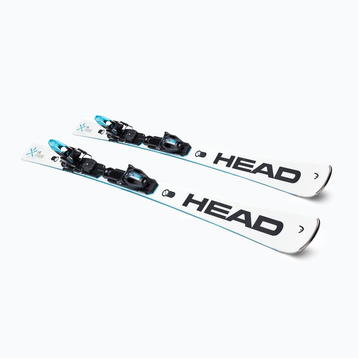 HEAD WC Rebels e-SL RP EVO 14 + Freeflex 14 white/black downhill skis 6