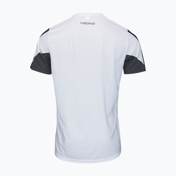 HEAD Club 22 Tech men's tennis shirt white 811431 2