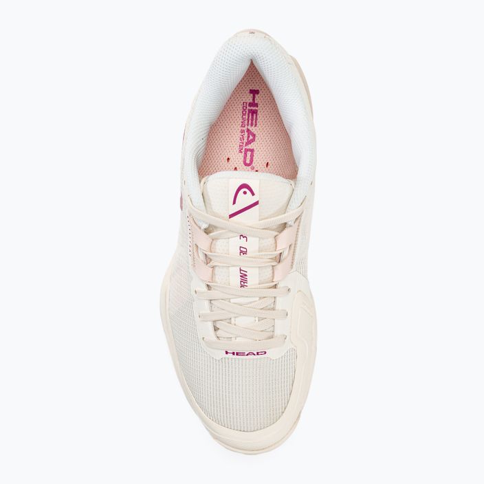 Women's tennis shoes HEAD Sprint Pro 3.5 chalk white/purple 5