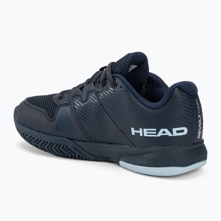 HEAD Revolt Court women's tennis shoes blueberry/light blue 3