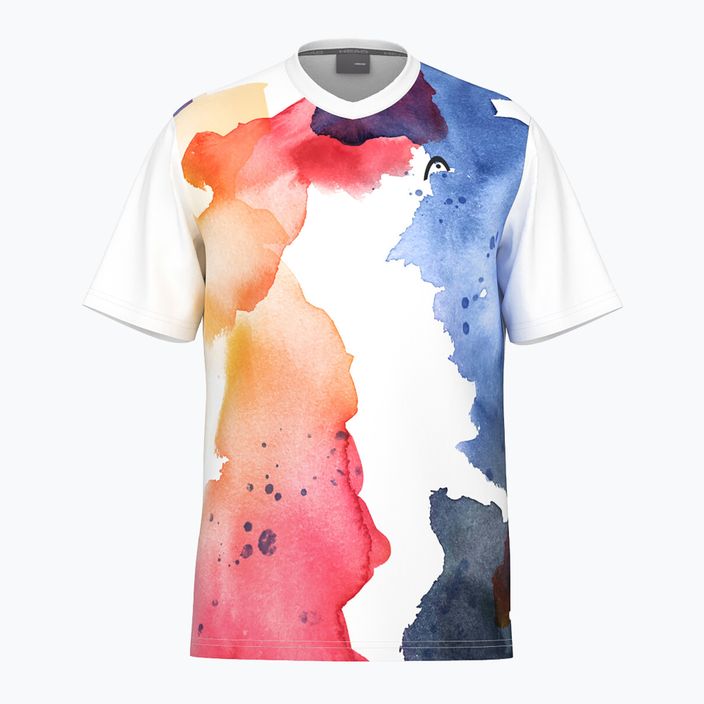 HEAD men's tennis shirt Topspin print vision m/royal