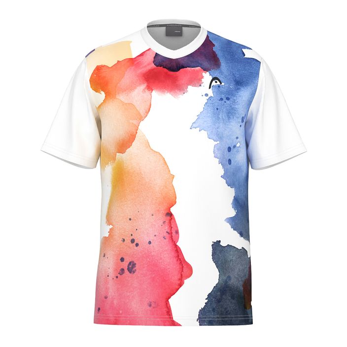 HEAD men's tennis shirt Topspin print vision m/royal 2