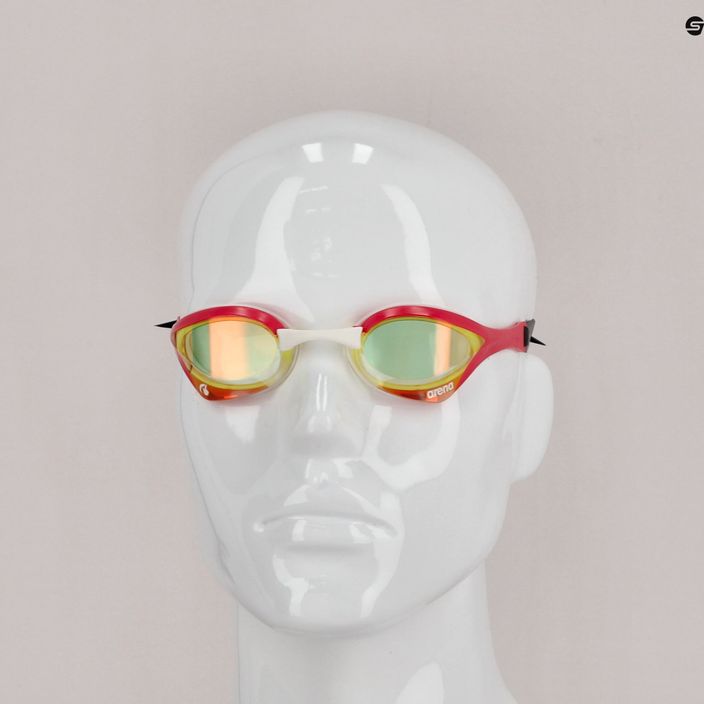 Arena swimming goggles Cobra Ultra Swipe Mirror yellow copper/pink 002507/390 8