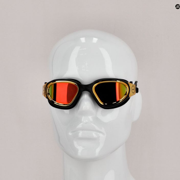 ZONE3 Vapour Polarized black/gold swimming goggles SA18GOGVA112 7