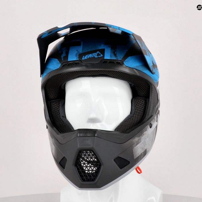 Leatt MTB 3.0 DH bike helmet V20.1 blue-grey 1020002341 9