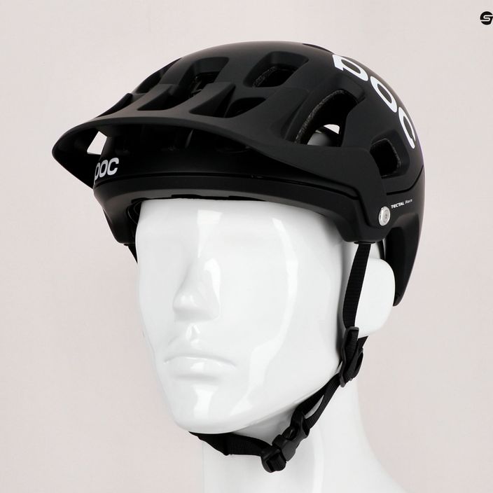Bicycle helmet POC Tectal Race MIPS uranium black/sapphire purple metallic/matt 11