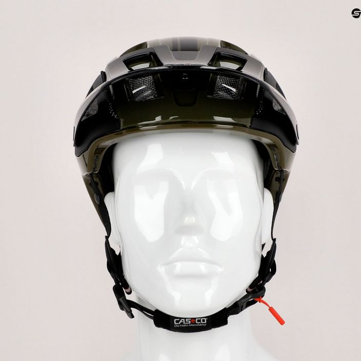 CASCO MTBE 2 bicycle helmet black and green 04.1345 9