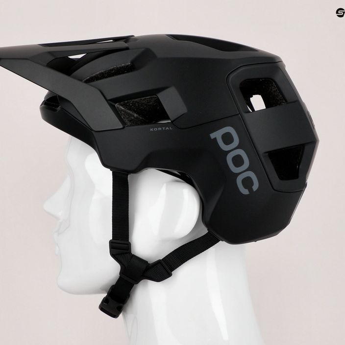 Bicycle helmet POC Kortal uranium black matt 9