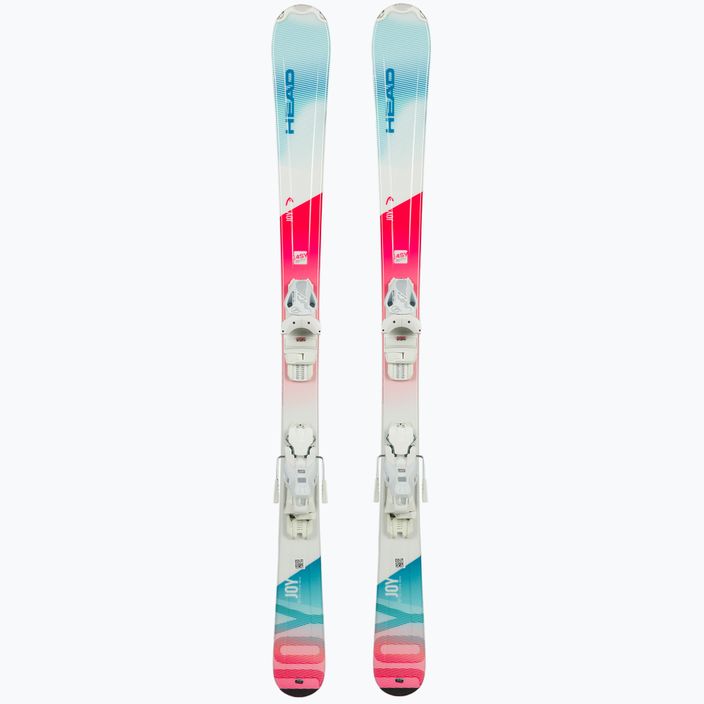 Children's skis HEAD Joy Easy Jrs + Jrs 7.5 white and pink 314341
