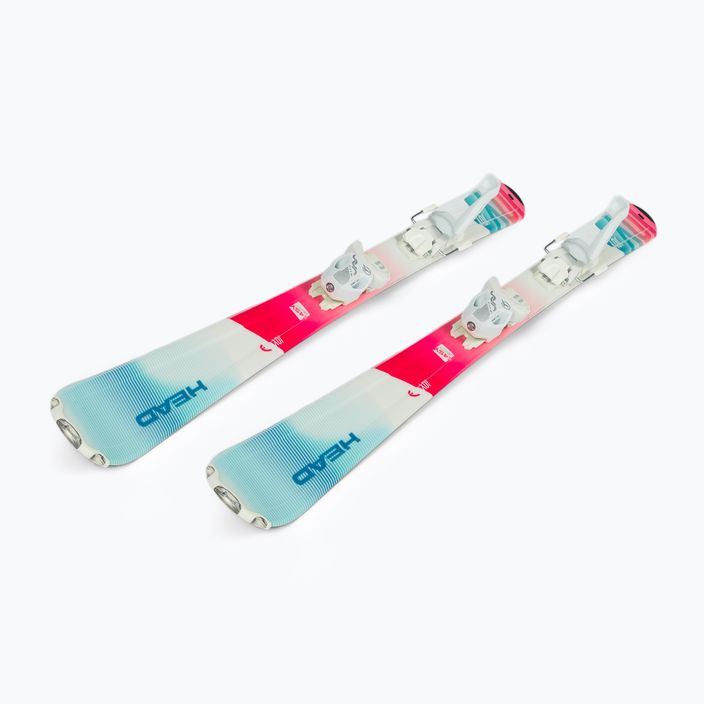 Children's skis HEAD Joy Easy Jrs + Jrs 7.5 white and pink 314341 4