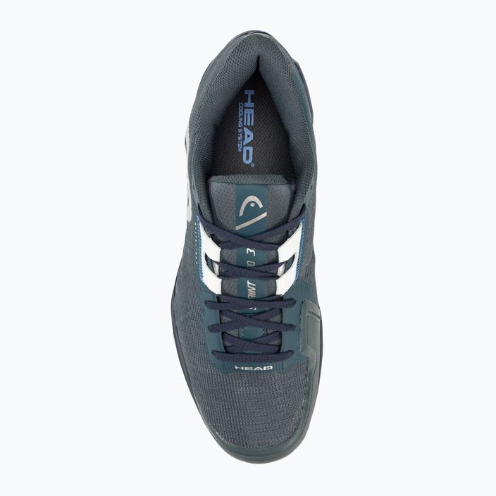 Men's tennis shoes HEAD Sprint Pro 3.5 Clay dark grey/blue 5