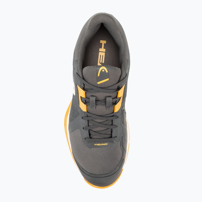 Men's tennis shoes HEAD Sprint Team 3.5 dark grey/banana 5